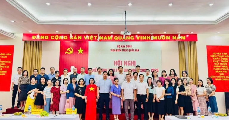 Viện Kiến trúc Quốc gia tổ chức Hội nghị điển hình tiên tiến giai đoạn 2020-2025