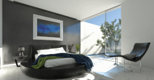 Ý tưởng phòng ngủ màu đen cho không gian ngủ độc đáo và táo bạo