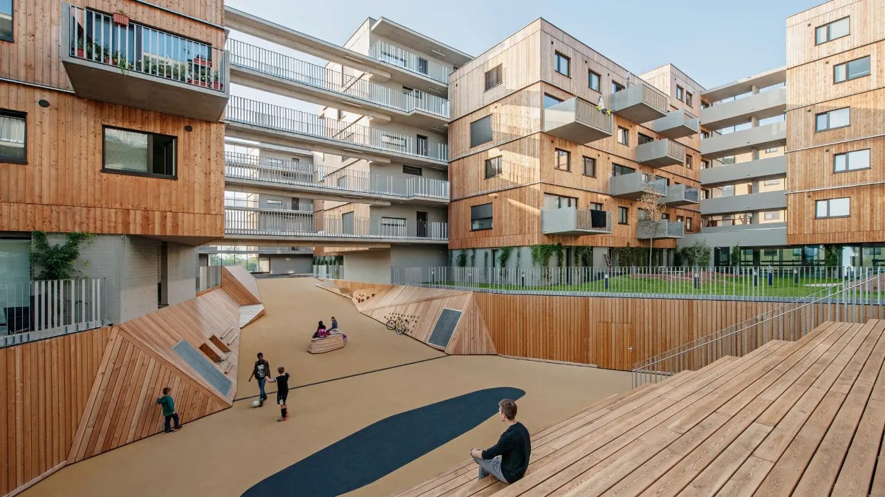 Seestadt Aspern Housing (Vienna, Áo)
