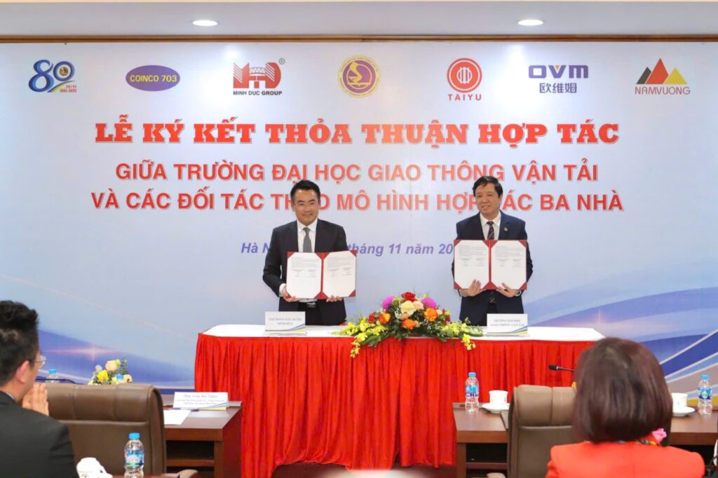 Minh Đức Group – Tập đoàn OVM và Trường Đại học Giao thông Vận tải ký kết hợp tác
