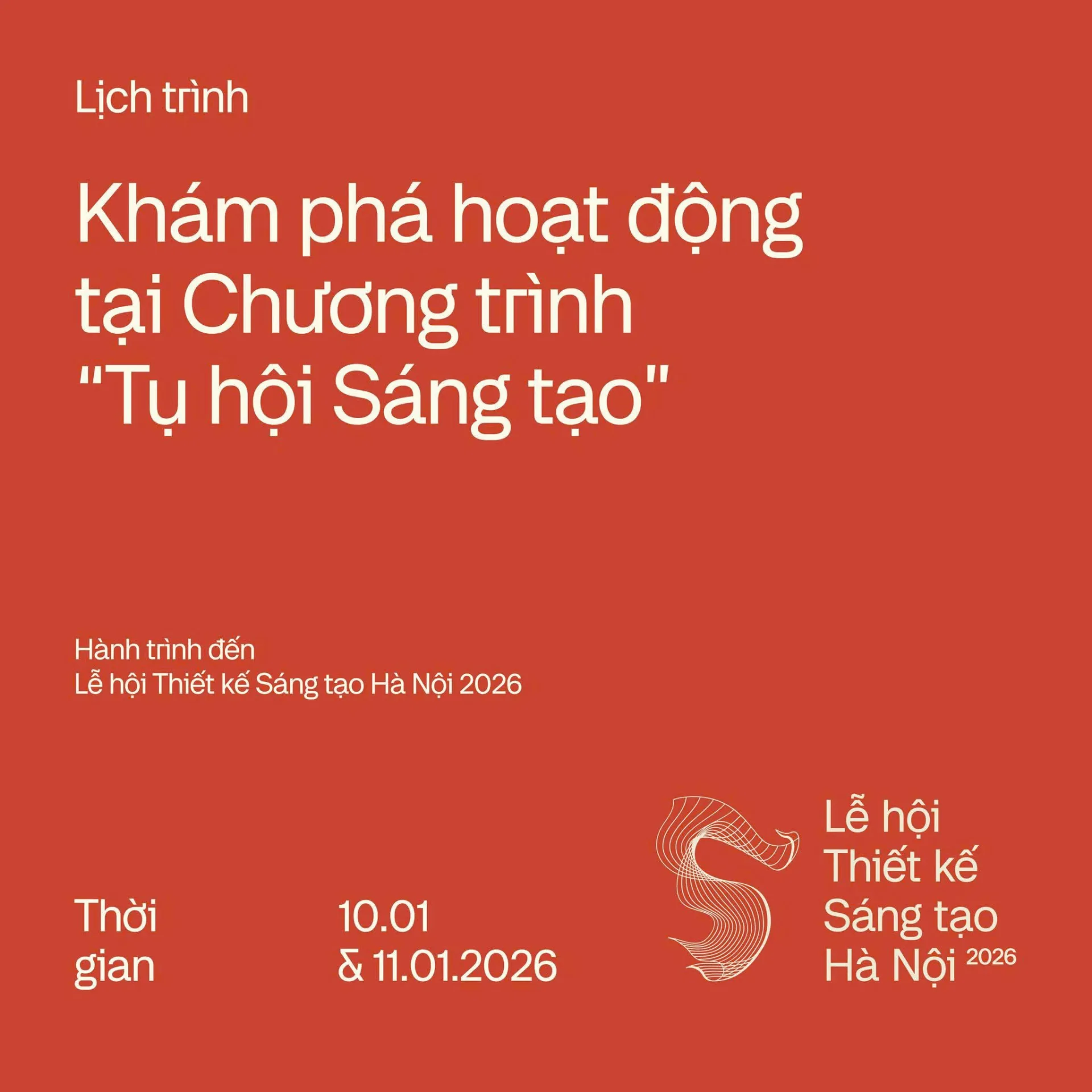 Hơn 200 đơn vị sáng tạo tham gia Chương trình “Tụ hội Sáng tạo”  – Hành trình đến Lễ hội Thiết kế Sáng tạo 2026