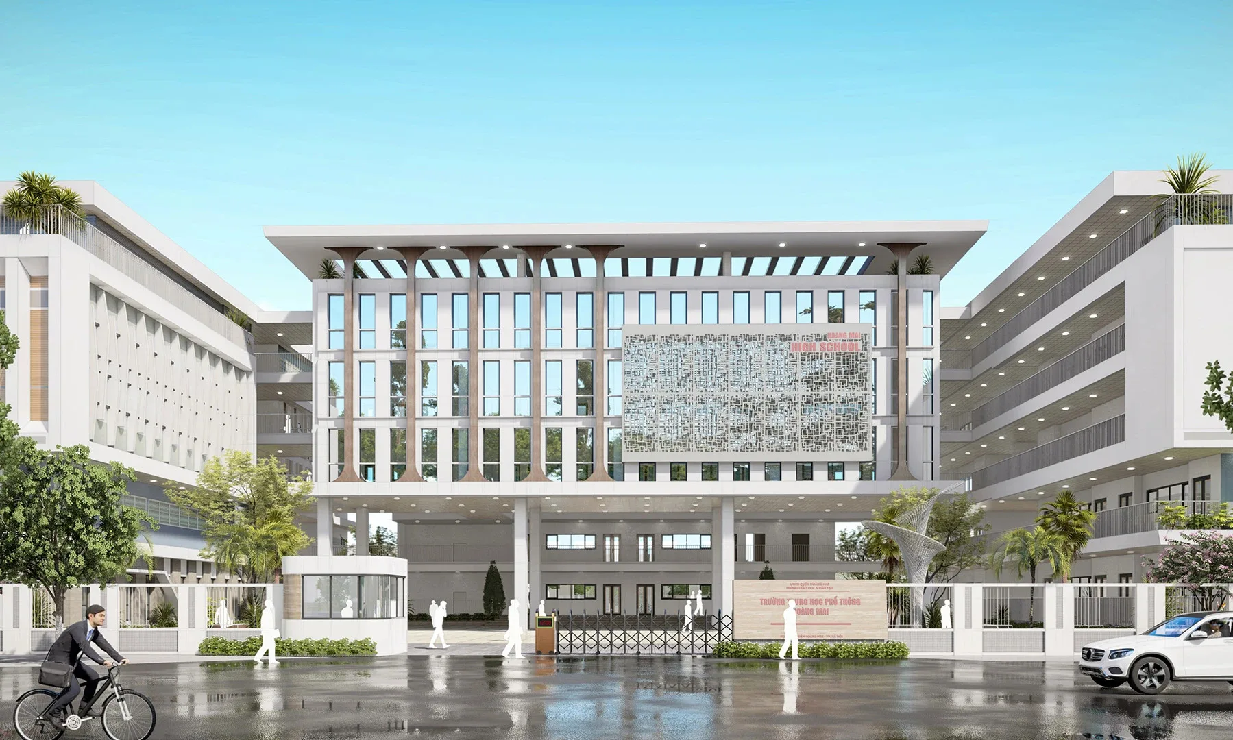 Thông tin thi tuyển phương án kiến trúc công trình xây dựng Trường phổ thông nhiều cấp học, tiên tiến hiện đại, chất lượng cao huyện Gia Lâm tại xã Phù Đổng, thành phố Hà Nội