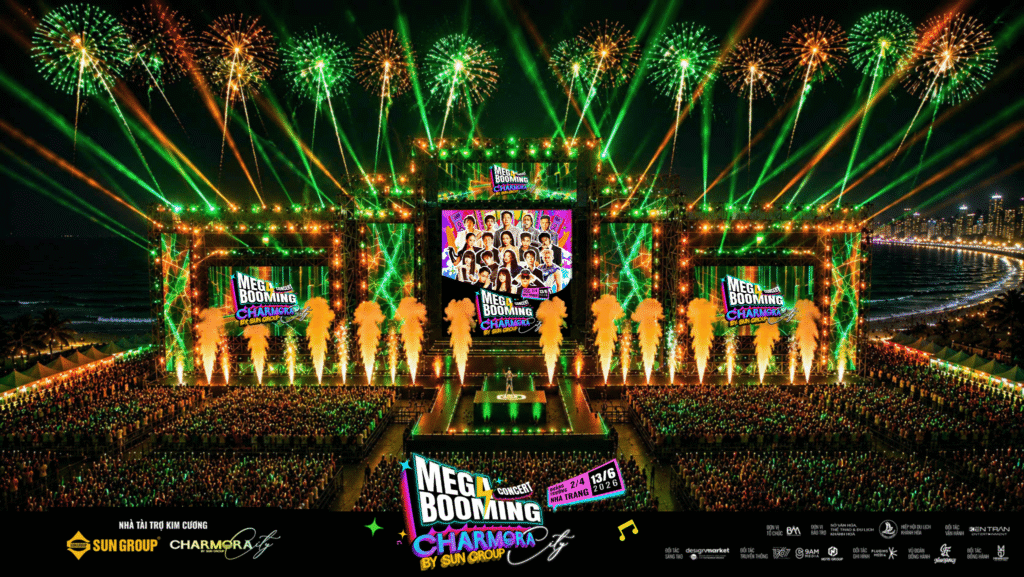 Sức bật từ siêu đại nhạc hội “Mega Booming” và tầm nhìn dài hạn của Charmora City tại Nha Trang